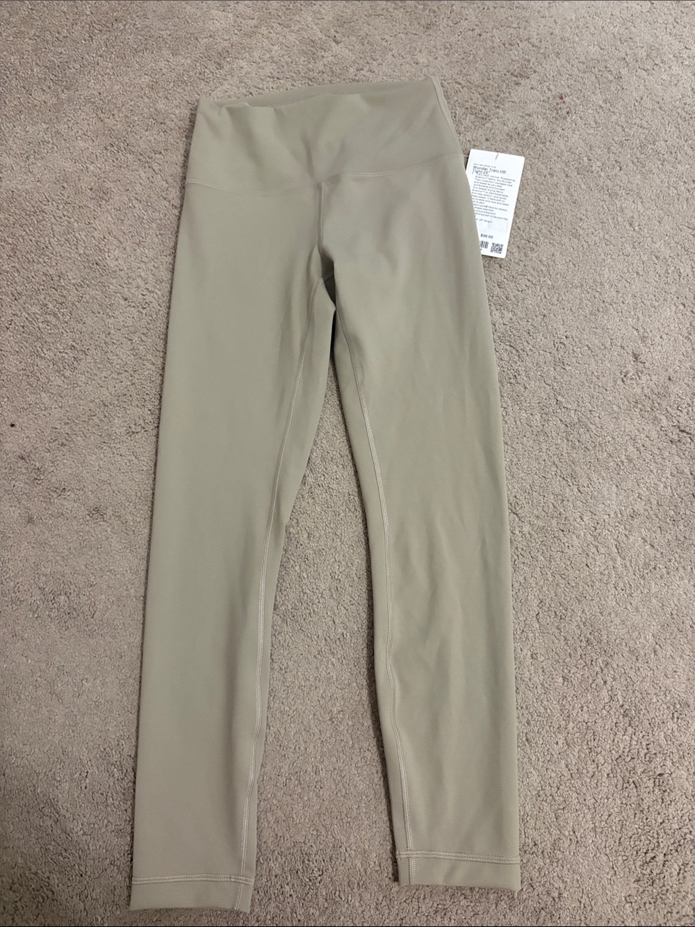 lululemon athletica Wunder Train High-Rise 25” Leggings - Light Taupe